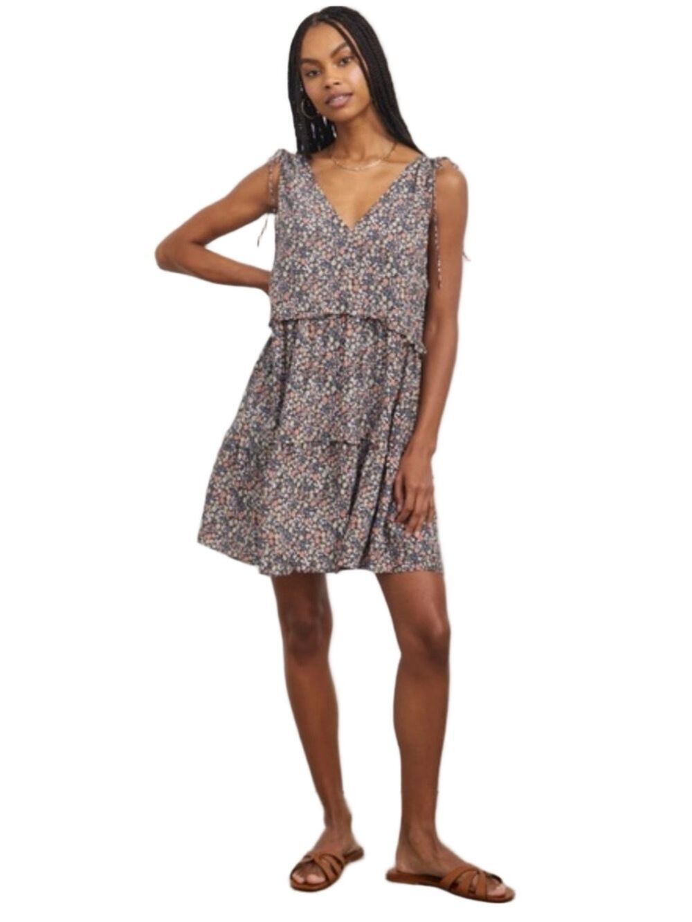 RAILS ‘Janelle’ Tie Shoulder Mini Dress - Picture 2 of 14